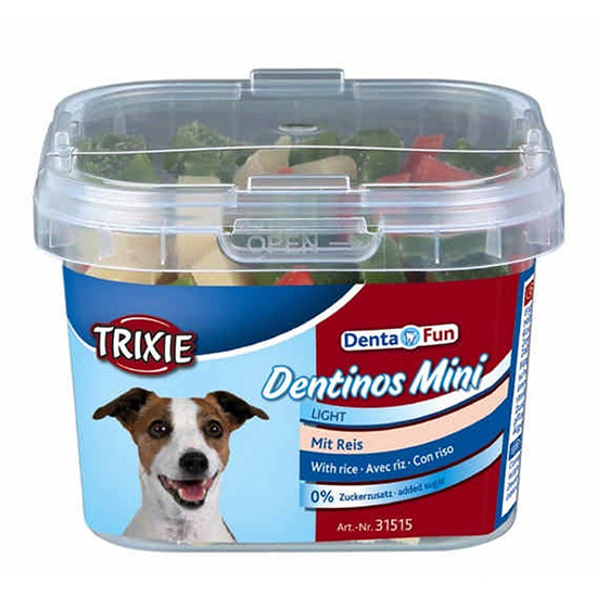 Лакомство для собак, Dentinos Mini с рисом 140гр